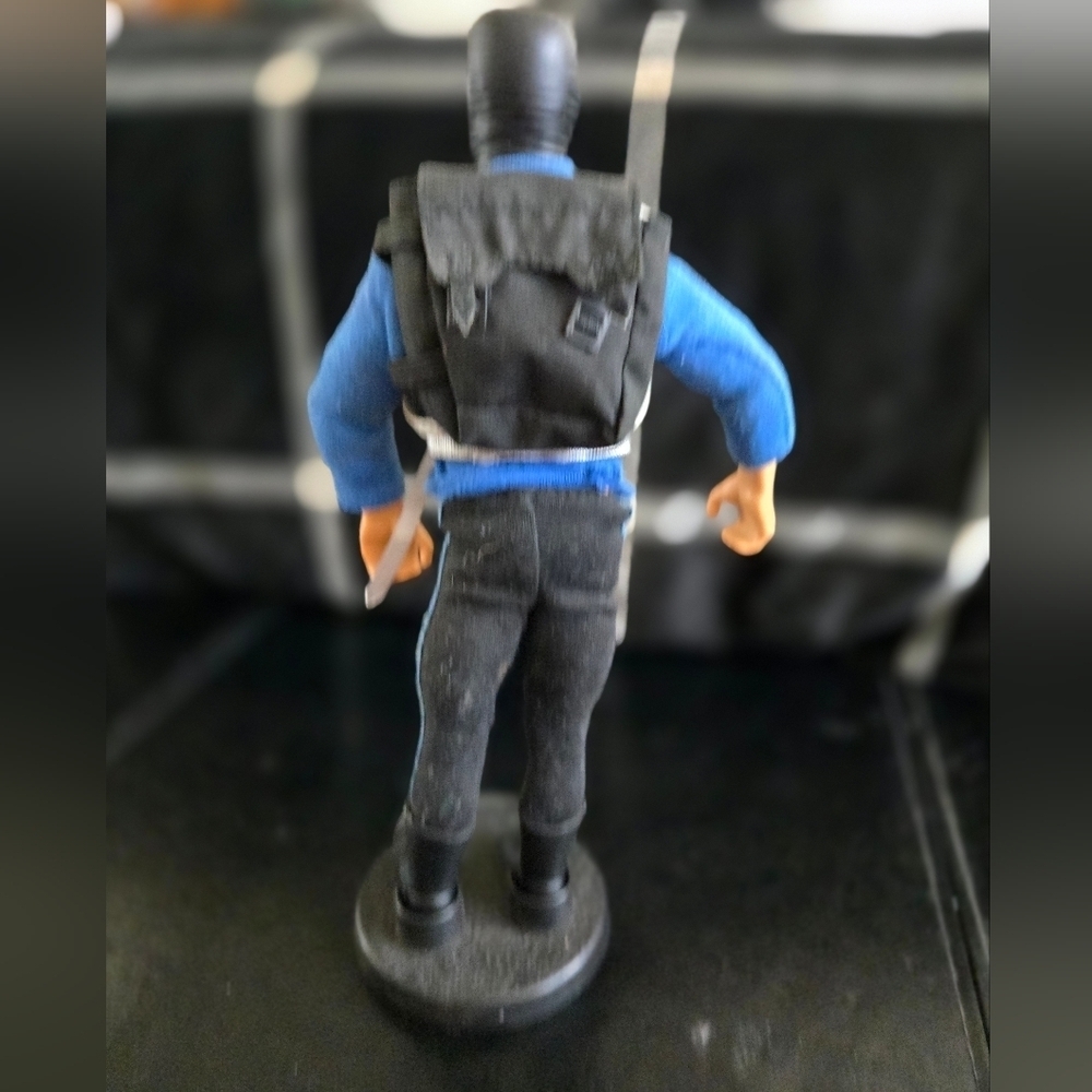 Hasbro '92 GI Joe Snake Eyes Action Figure W/ Stand Backpack 11" EUC Collectible - Picture 4 of 7